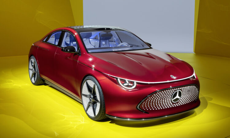 Mercedes-Benz CLA elétrico conceito [divulgação]