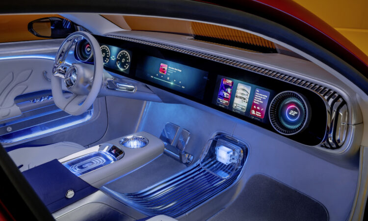 Mercedes-Benz CLA elétrico conceito [divulgação]