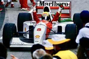 Senna no GP da Austrália de 1993 [reprodução]