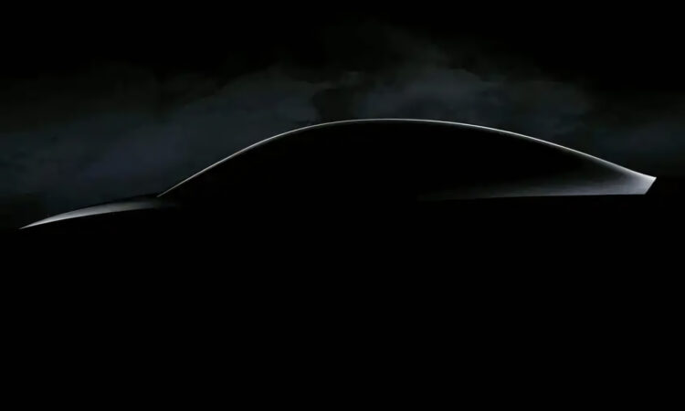 Teaser do novo carro da Tesla [divulgação]