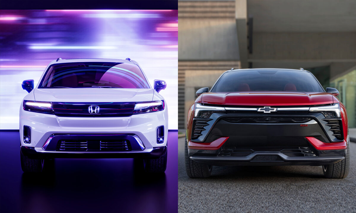 Honda Prologue e Chevrolet Blazer EV [divulgação]