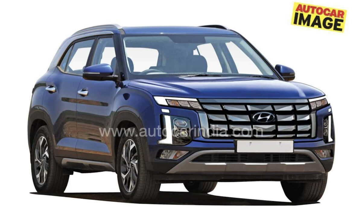 Projeção Hyundai Creta 2025 [Autocar India]