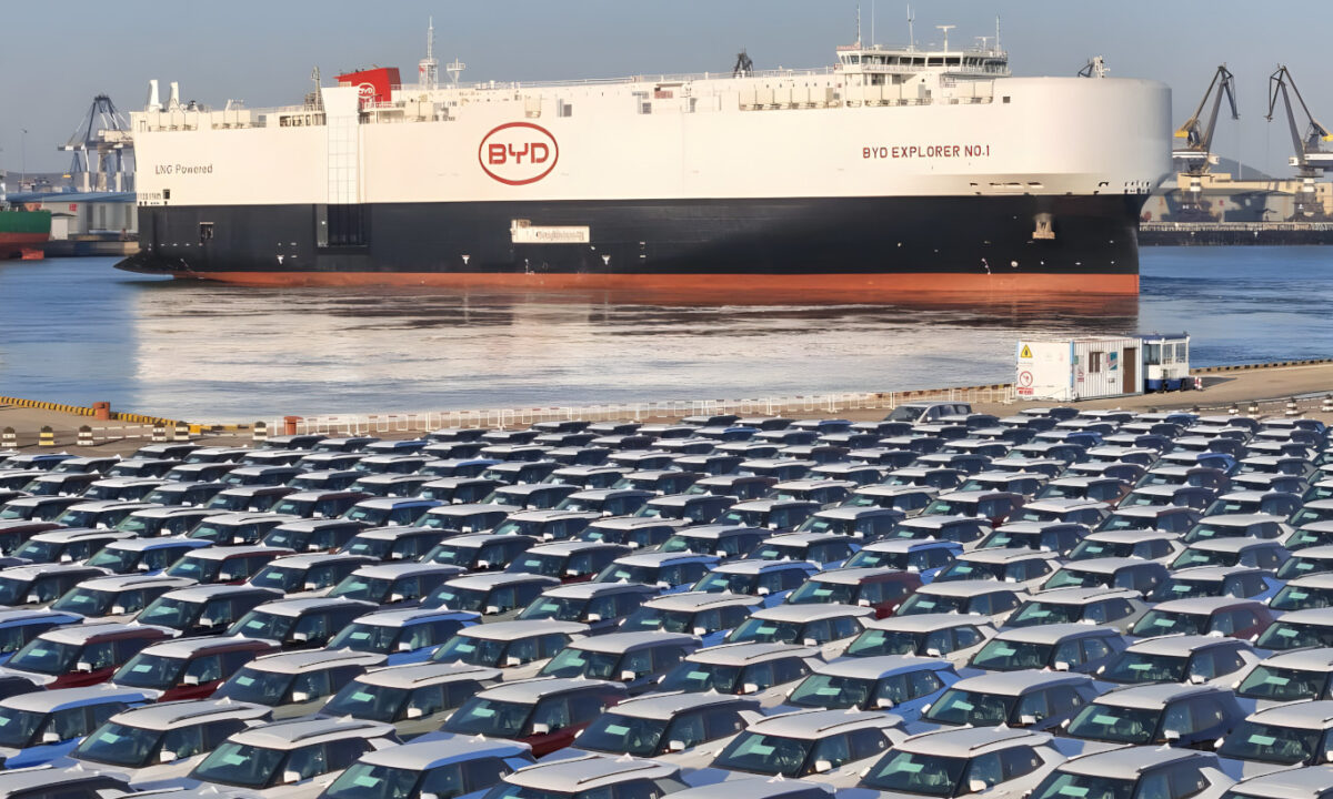 Navio da BYD [reprodução]
