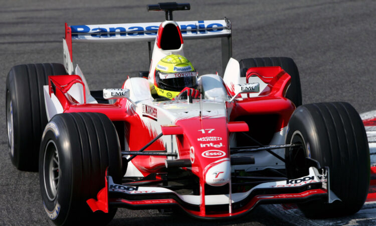 Toyota usado em 2005 na Fórmula 1 [divulgação]