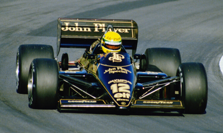 Lotus usado em 1985 na F1 [divulgação]