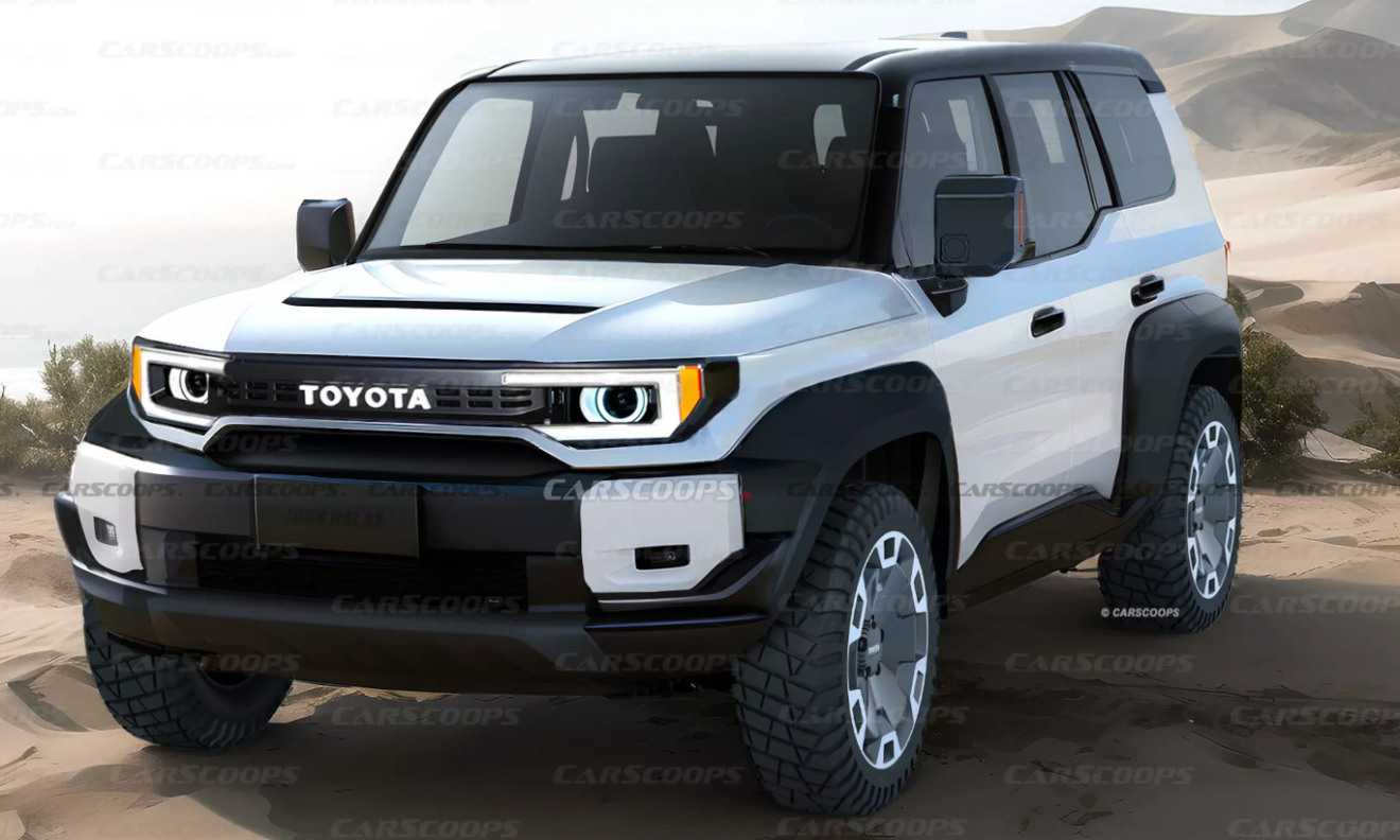 Projeção do novo SUV da Toyota [reprodução/CarScoops]