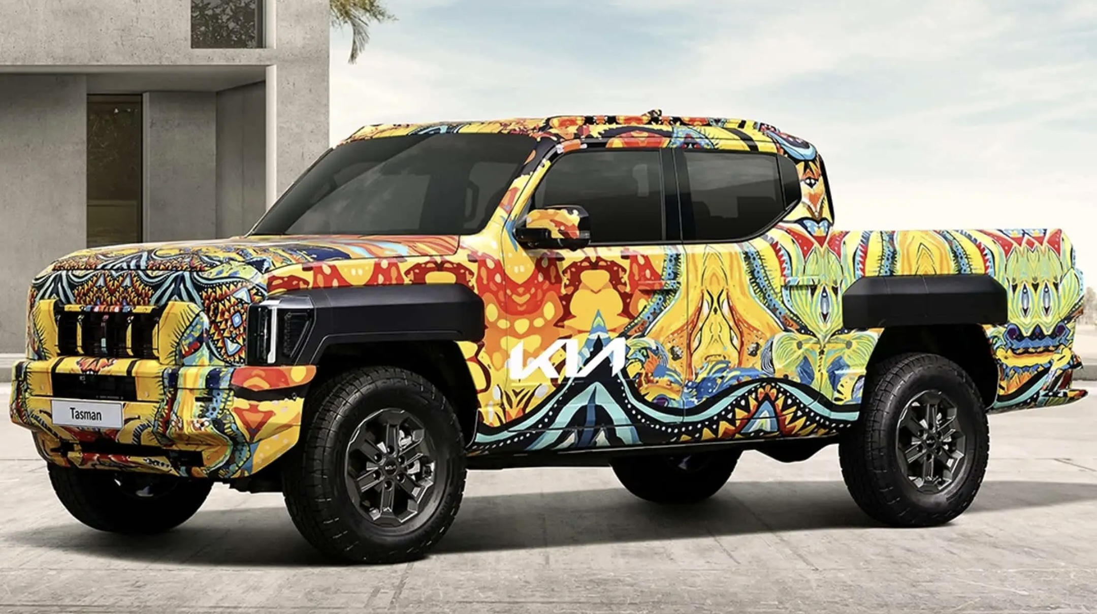 Kia Tasman, rival de Hilux e Ranger, tem imagem oficial revelada