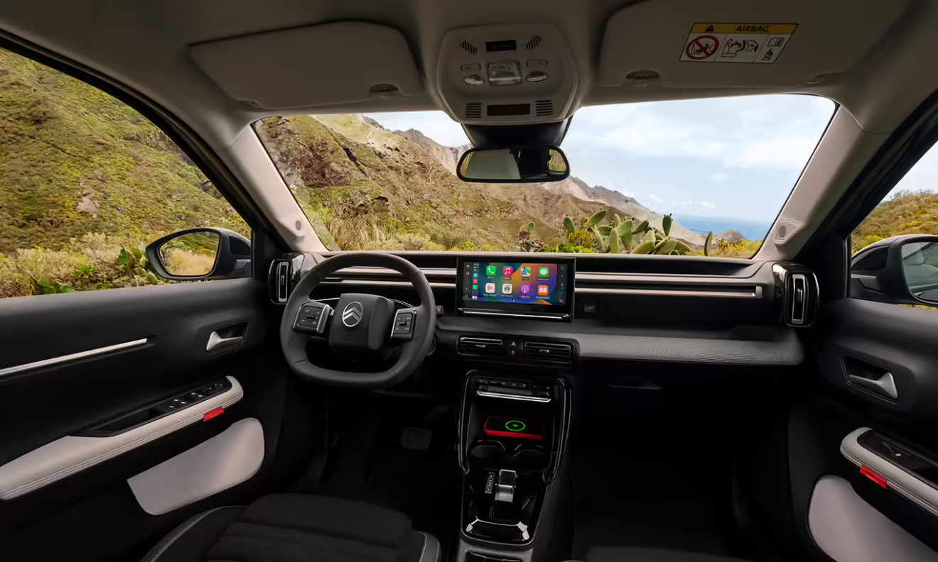 Interior do Citroën C3 Aircross europeu [divulgação]