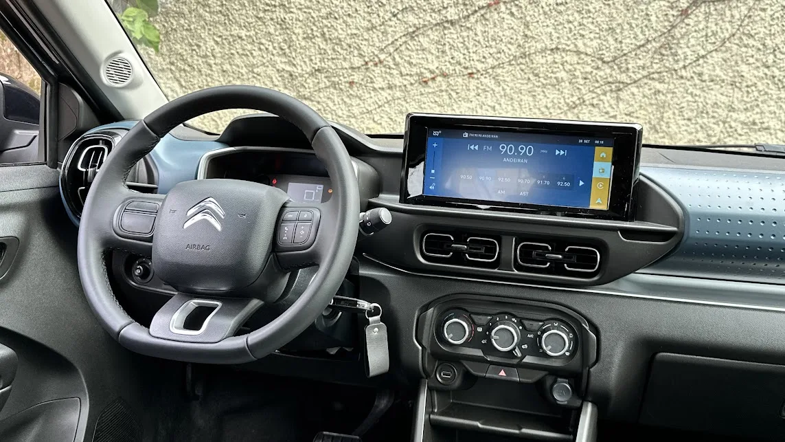 Interior do Citroën C3 You