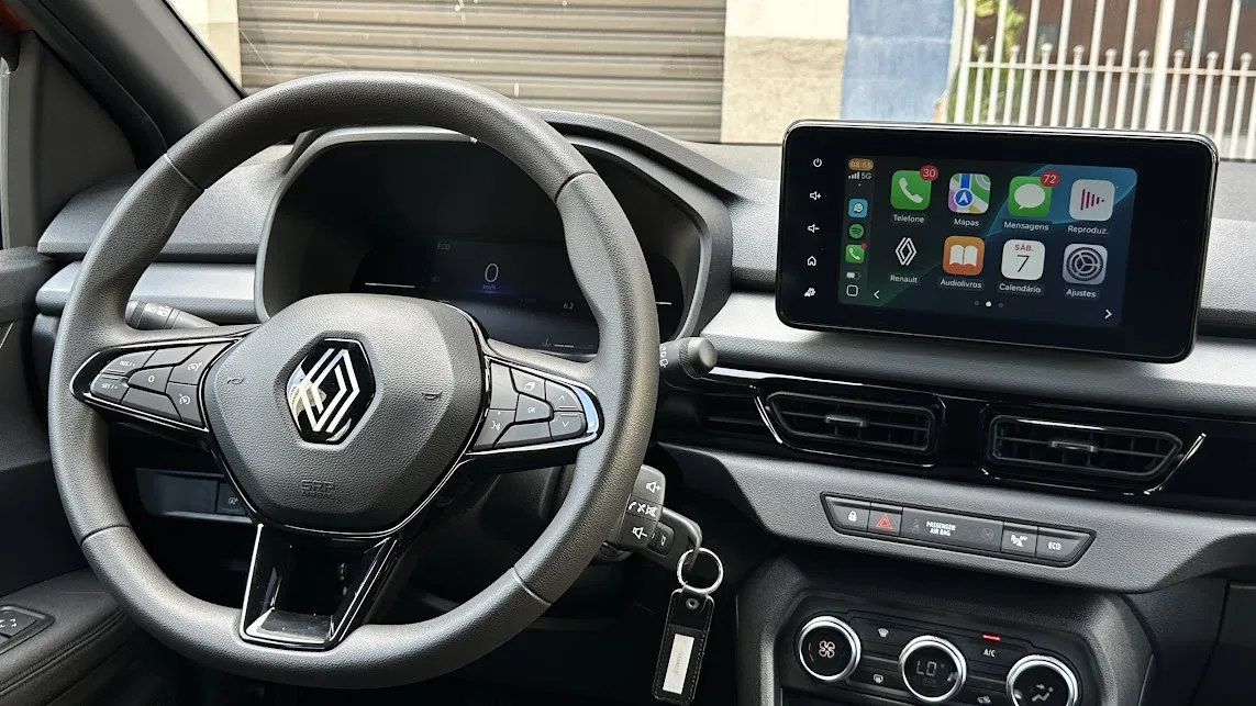 Interior do Renault Kardian Evolution manual 