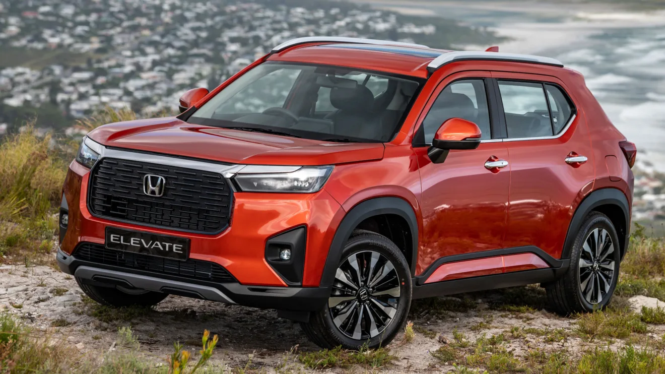 Honda WR-V laranja de frente