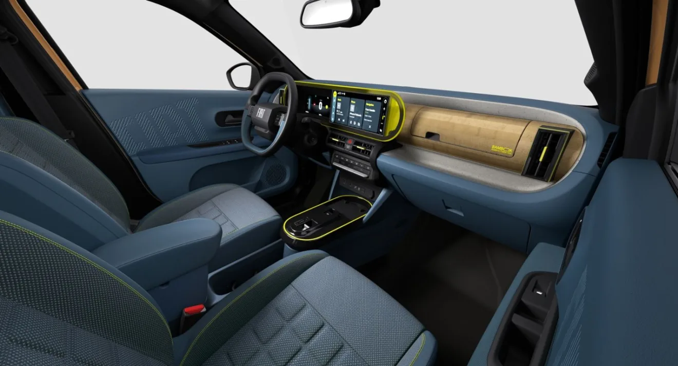 Interior do Fiat Grande Panda