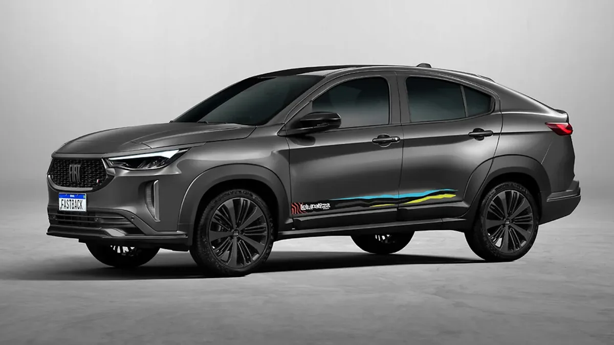 Imagem mostra Fiat Fastback Lollapalooza edição especial