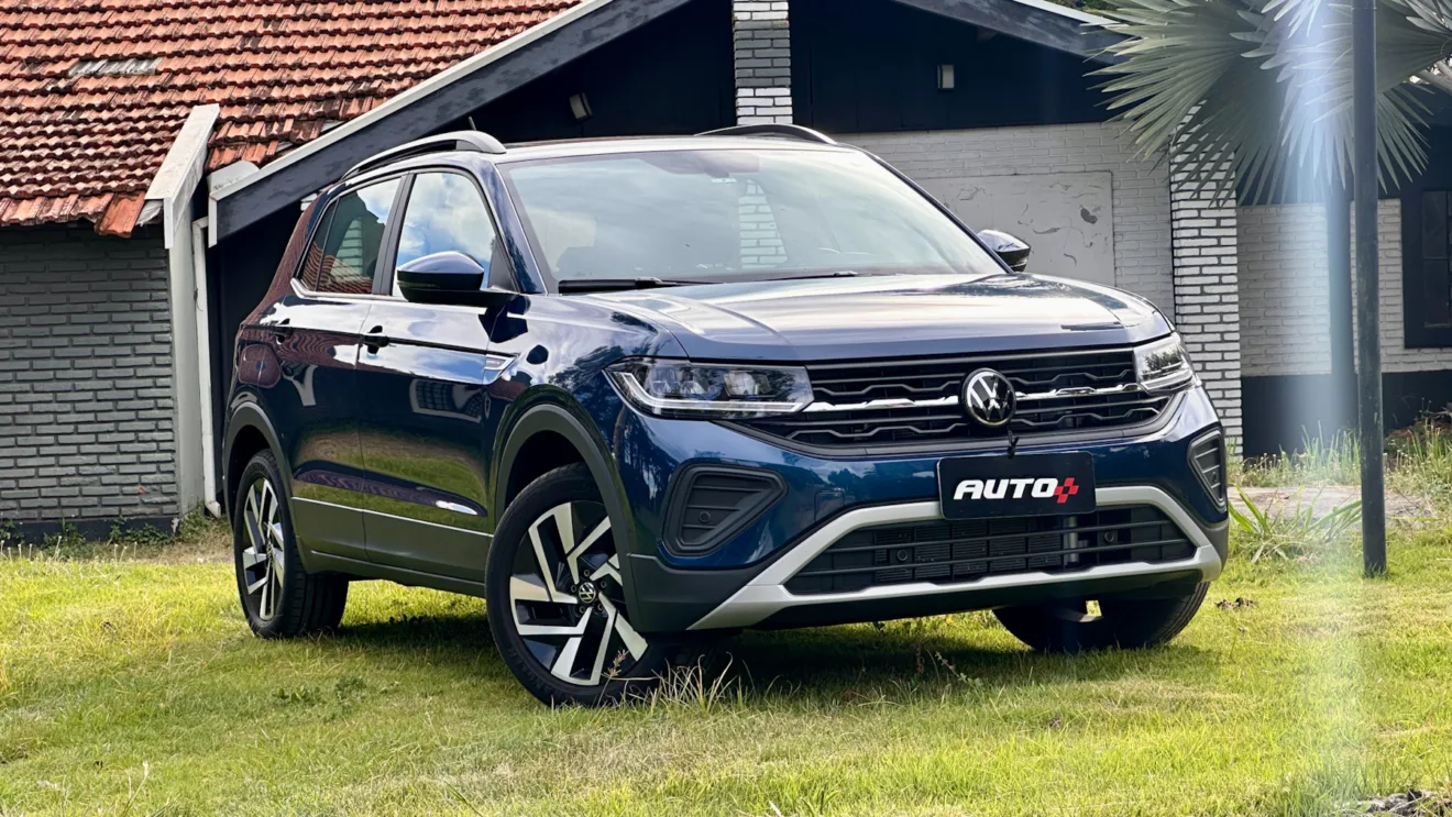Qual SUV comprar na faixa de preço do SUV mais vendido do Brasil? Imagem mostra o VW T-Cross de frente