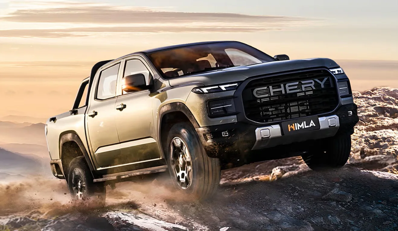 Imagem mostra Himla - Nova picape da Chery