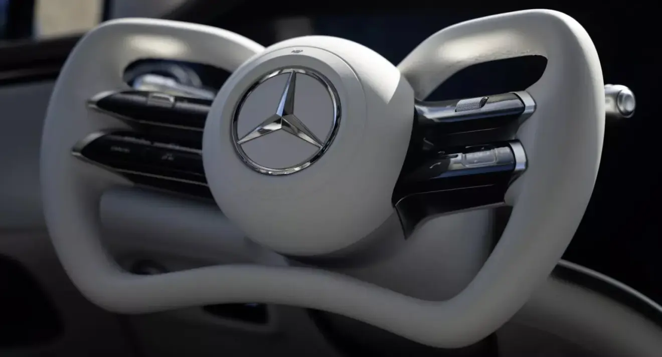 Novo sistema de direção da Mercedes-Bnez por cabo