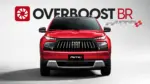 Fiat Toro 2027 vermelha de frente