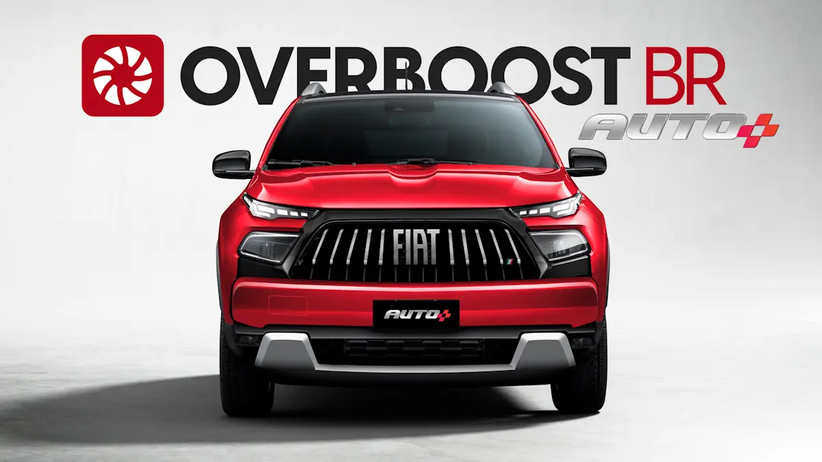 Fiat Toro 2027 vermelha de frente