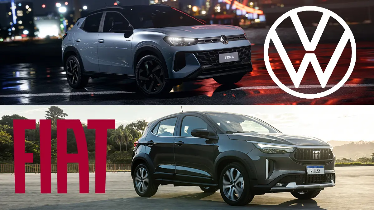 Volkswagen Tera vs Fiat Pulse [divulgação]