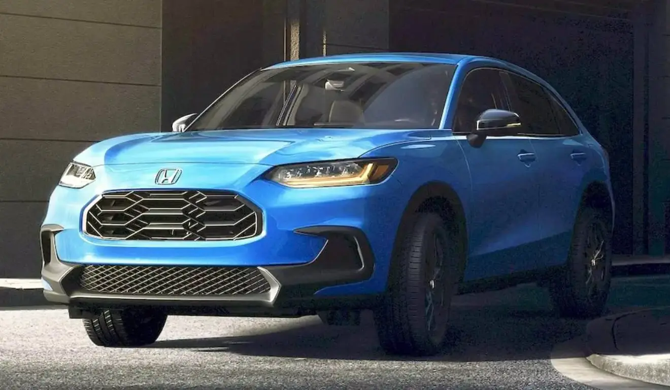 Imagem mostra frente do Honda ZR-V 2026