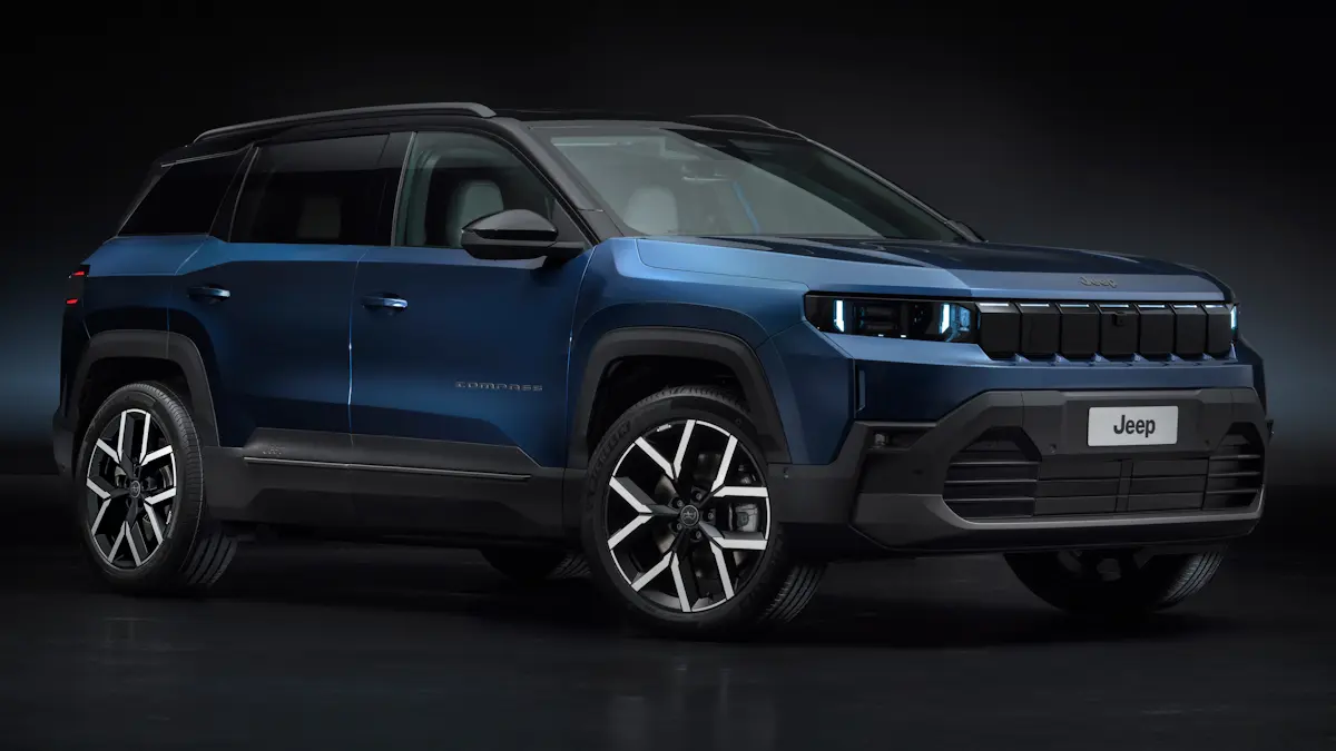 Jeep Compass 2026 Europeu azul de frente