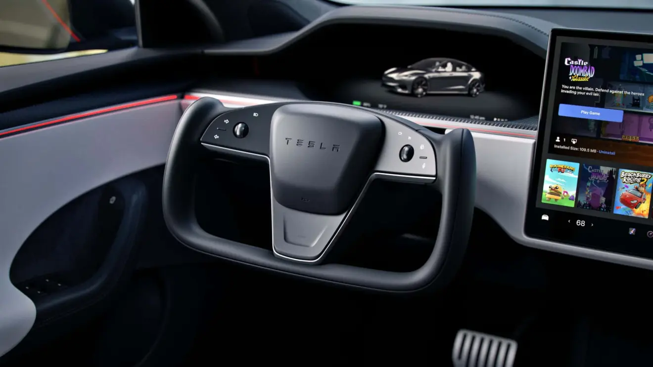 Interior do Tesla Model X