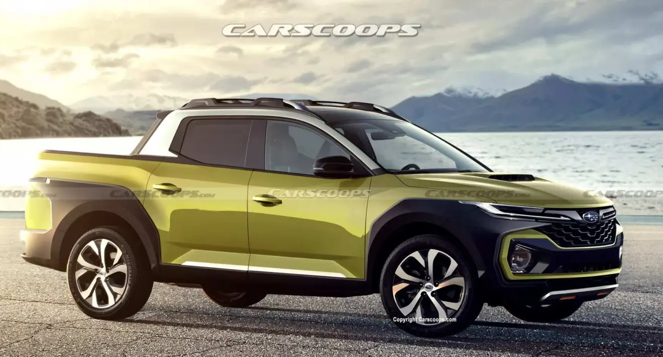 Projeção do Subaru Baja