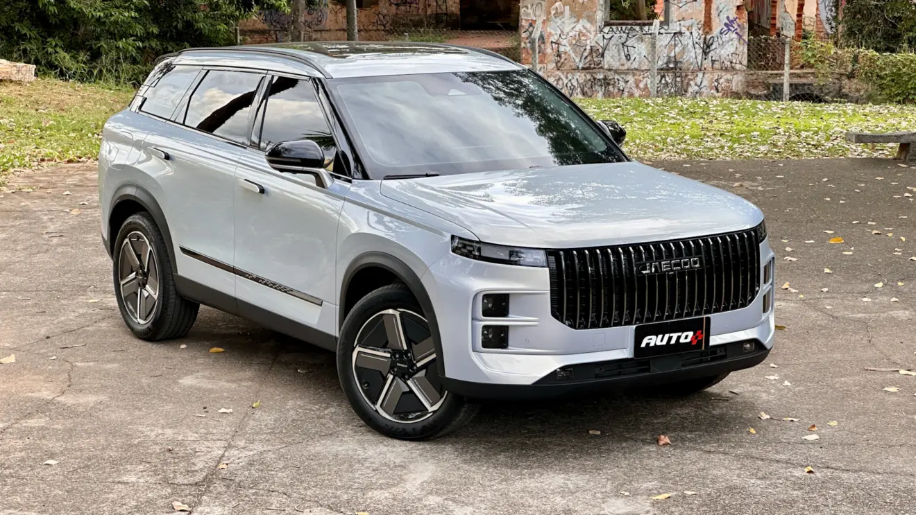 Jaecoo 7 Prestige azul de frente