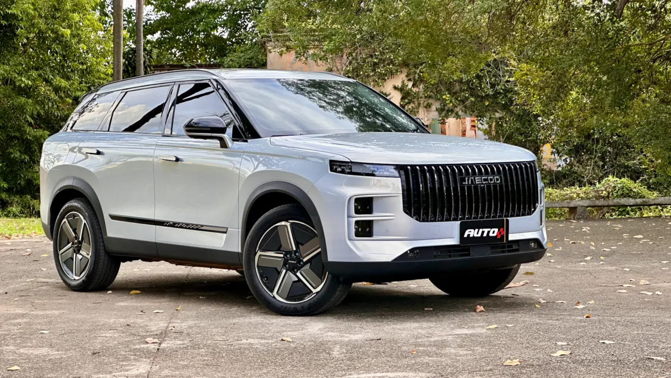 Jaecoo 7 Prestige azul de frente