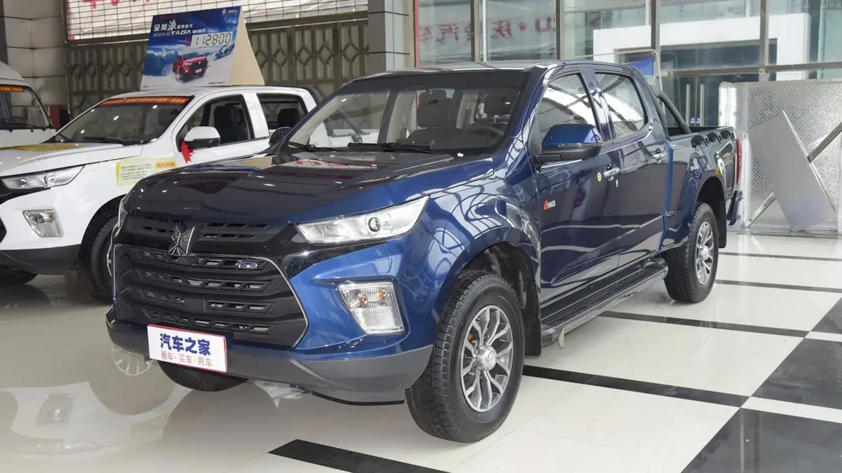 Qingling Taga azul de frente