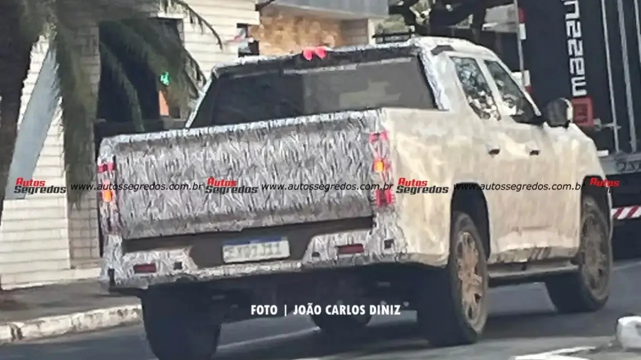 Nova geração da Volkswagen Amarok em testes no Maranhão