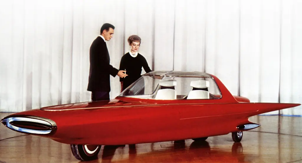 Conceito Ford Gyron vermelho
