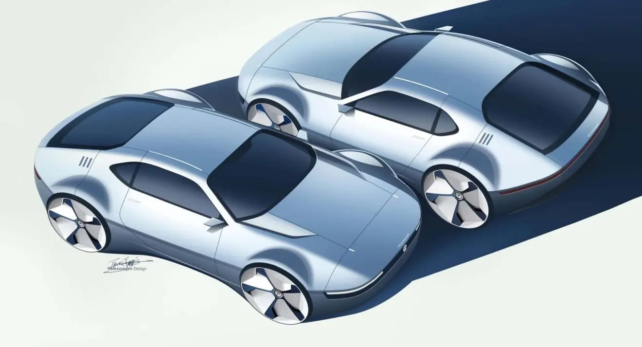 Conceito da Volkswagen com linhas que homenageiam o modelo SP2