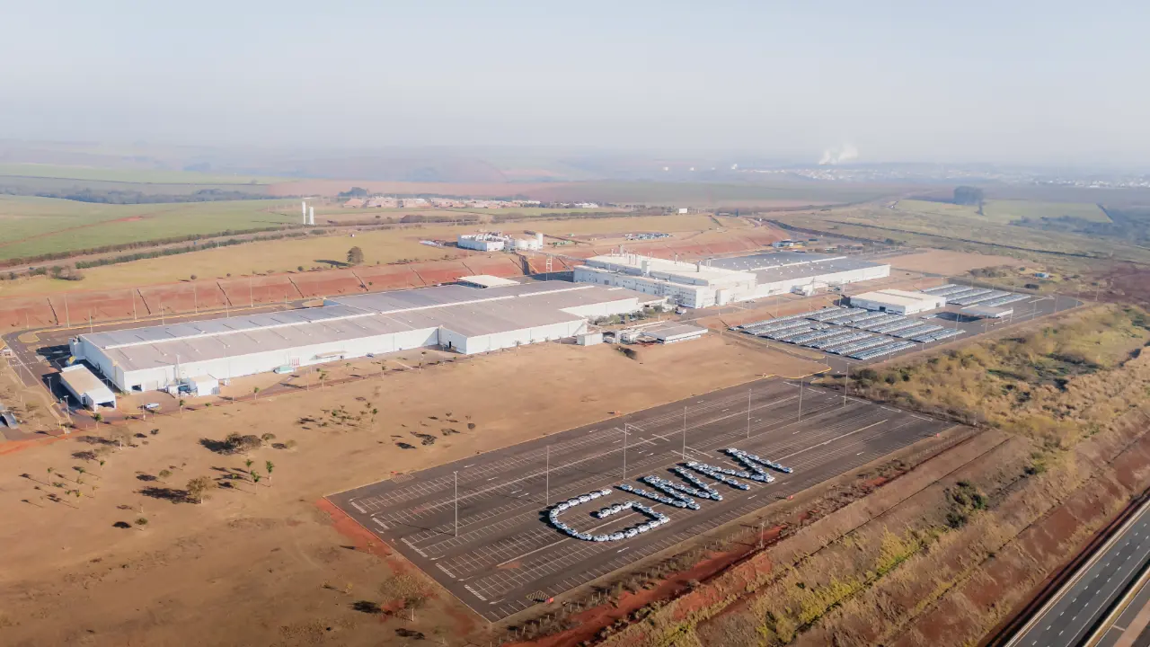 Fábrica da GWM visto de cima