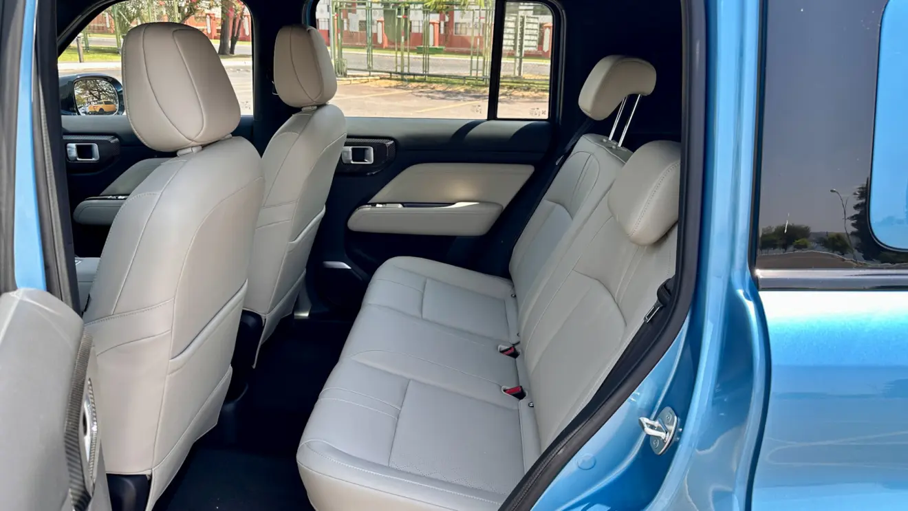 Espaço traseiro do Chevrolet Spark EUV