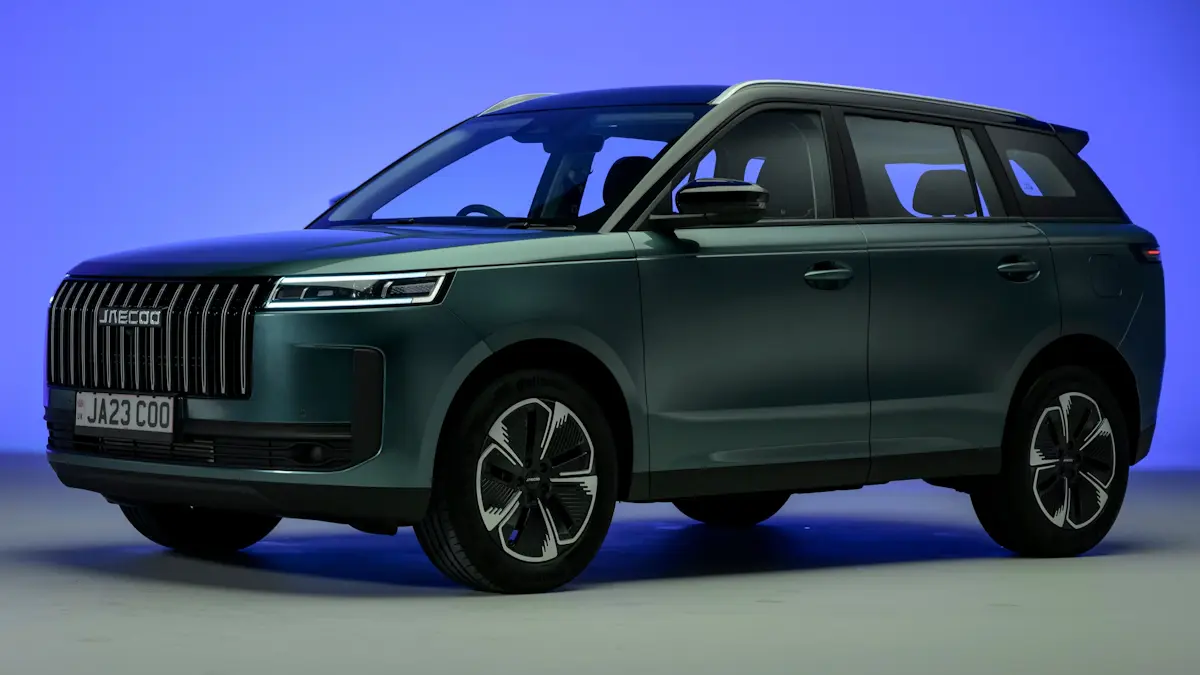 Jaecoo 5 verde de frente