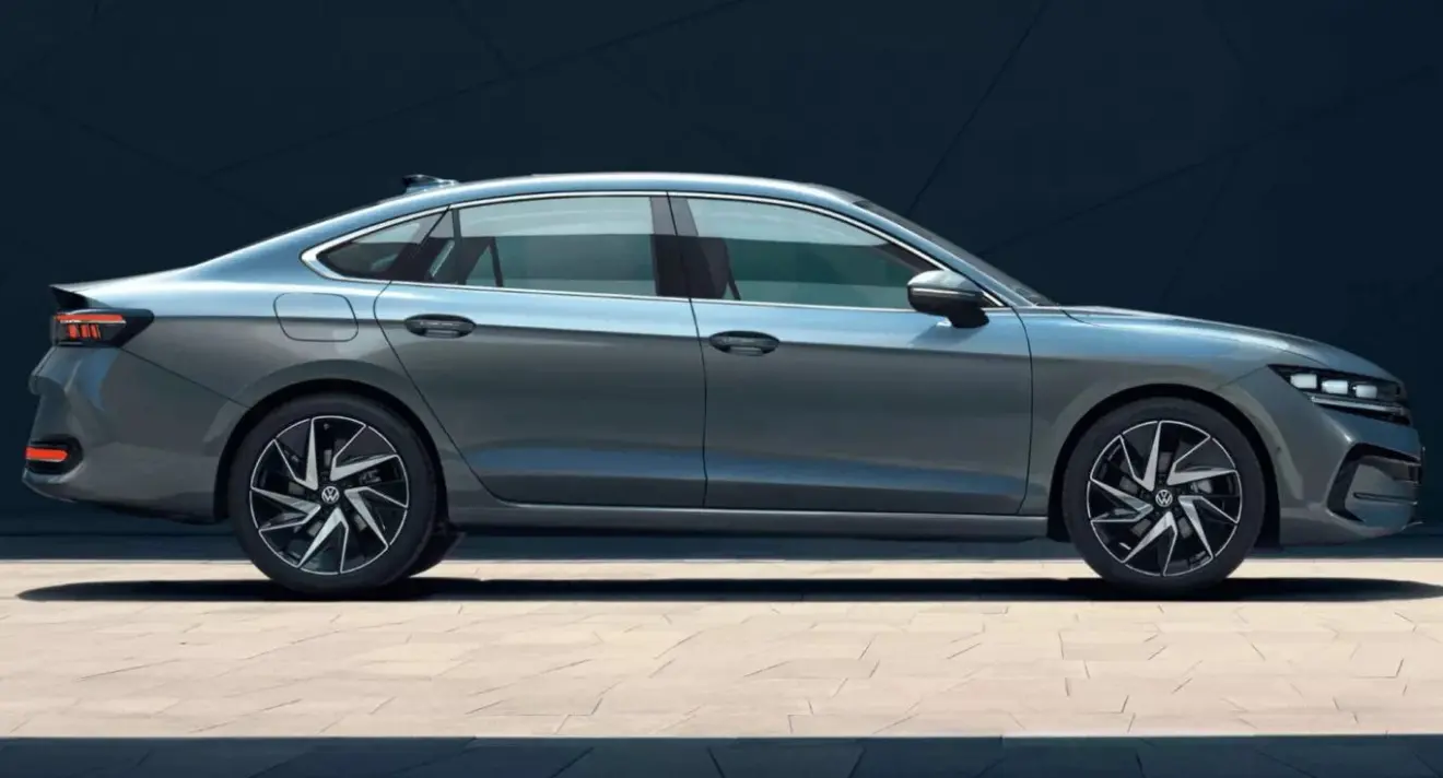 Volkswagen Magotan parado de lateral será exportado para o Oriente Médio