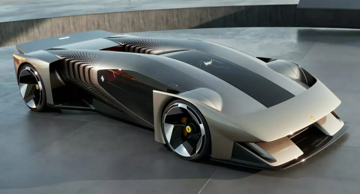 Ferrari F76 parada de frente