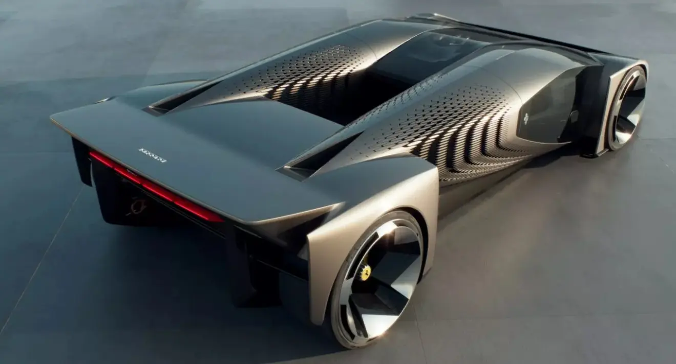 Ferrari F76 parada de traseira