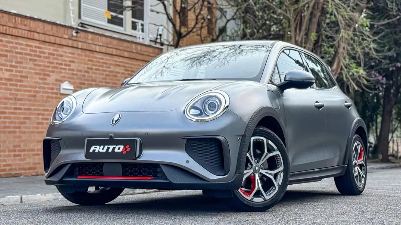 GWM Ora 03 GT estático cinza fosco