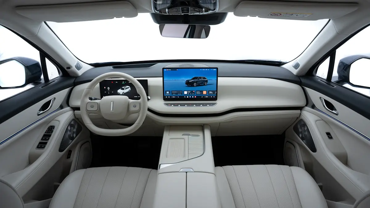 interior bege GWM Wey 07 [divulgação]