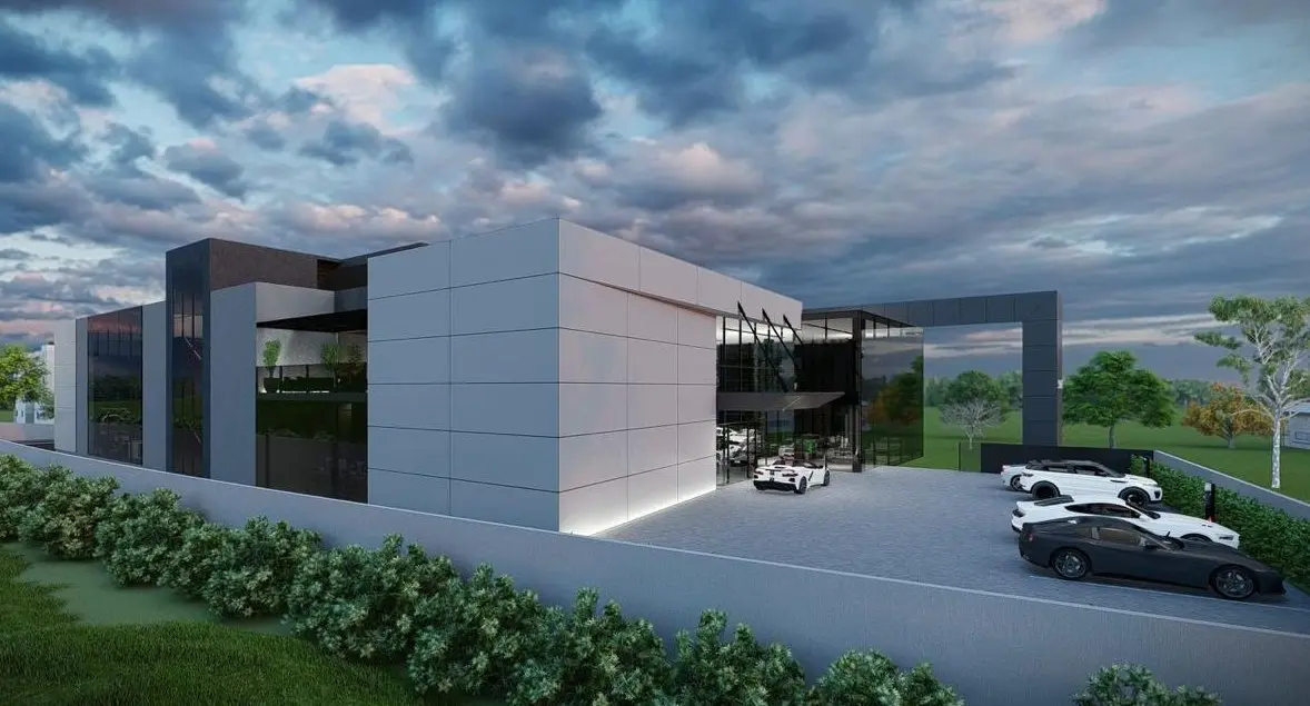 Novas instalações da Shift Car em Curitiba. A loja é especializada no segmento premium e também em supercarros