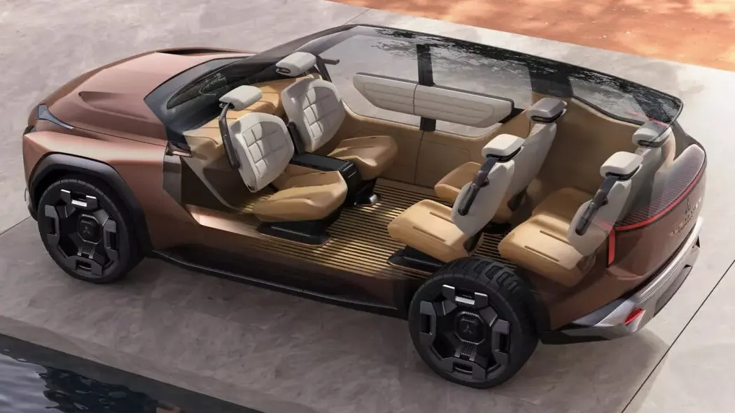 interior do conceito Elevance da Mitsubishi