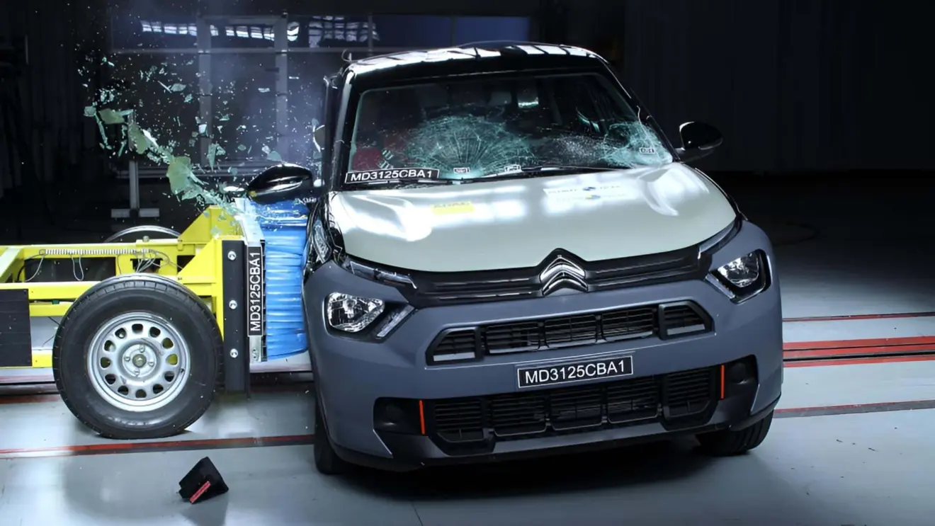 Citroën Basalt no teste de colisão do Latin NCAP