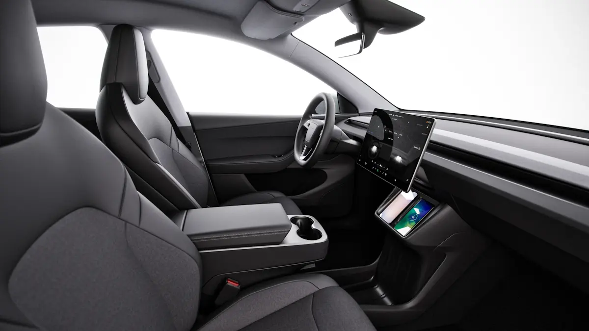 Tesla Model Y Standard interior polo track