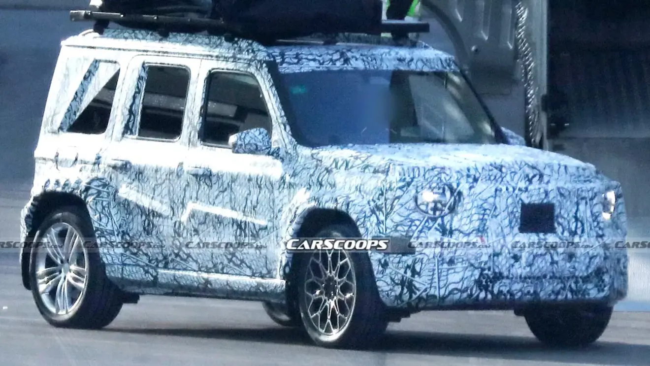 Mercedes-Benz Mini Classe G em testes camuflado