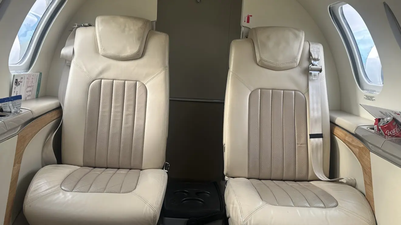 Bancos da aeronave Honda Jet