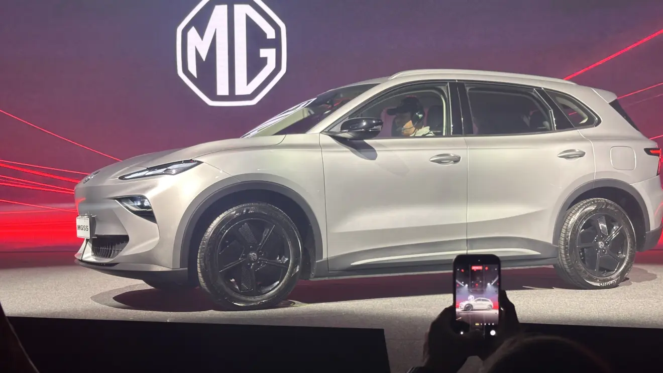 MG S5 no Salão do Automóvel