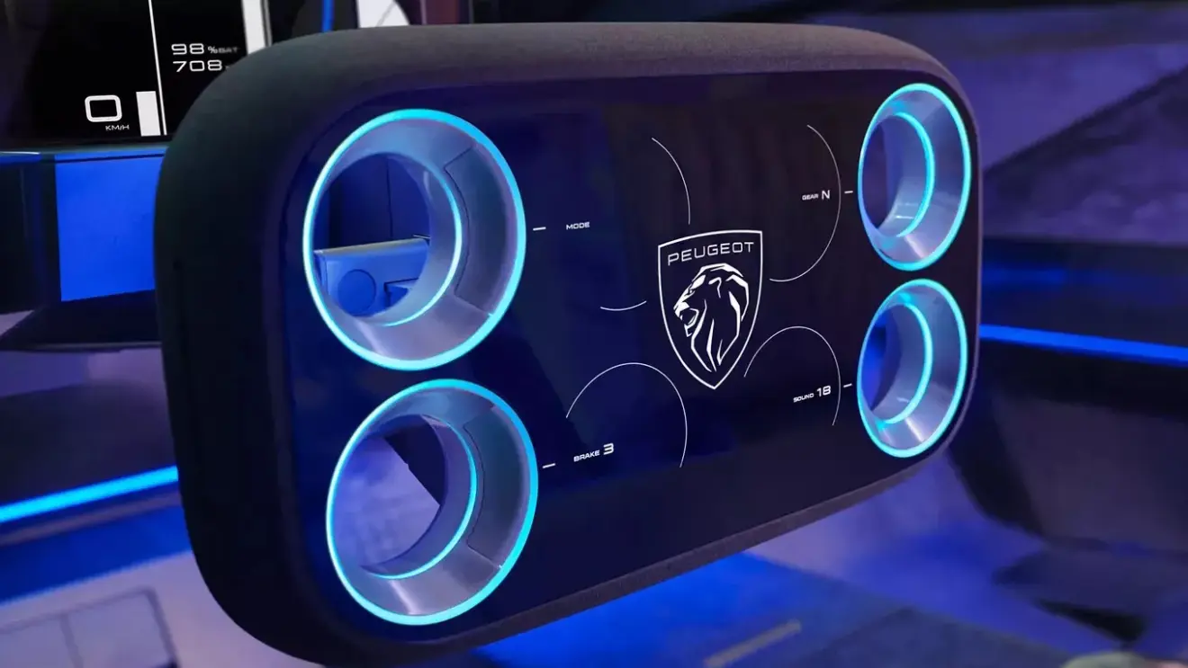 Futuro volante dos Peugeot