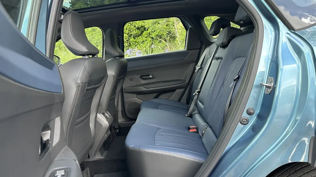 Espaço traseiro do Renault Boreal